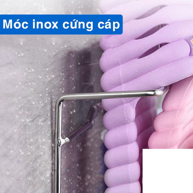 Kệ Để Giày Dép Bằng Thép (Sắt) Dán Tường MẪU SÓNG K36 Tặng Kèm Miếng Dán Tường Siêu Chắc