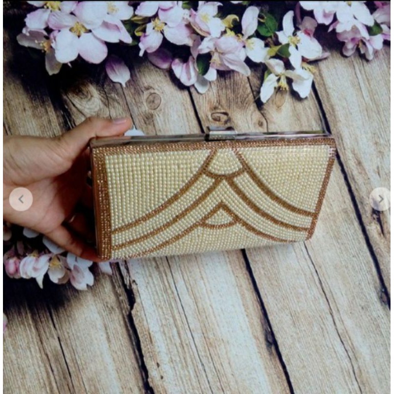 Túi Clutch Dự Tiệc Đính Đá Sang Trọng