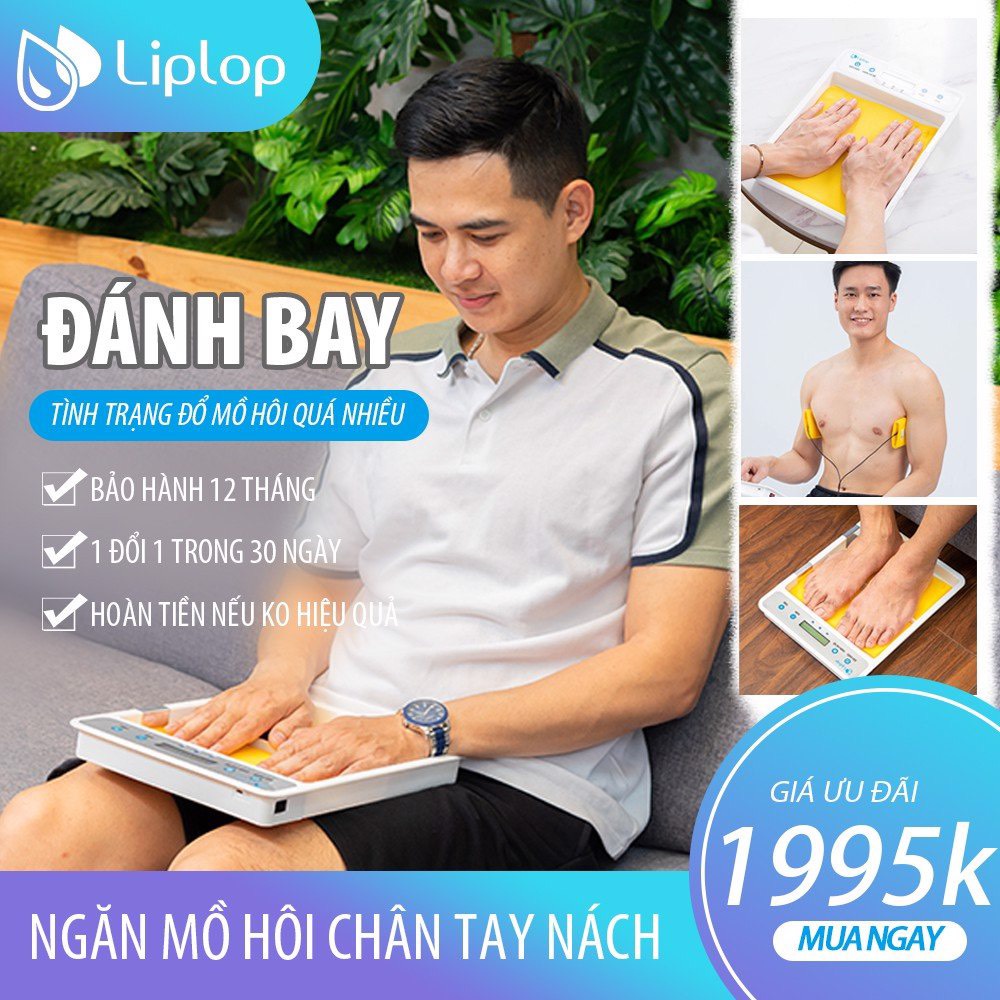 Máy điều trị  mồ hôi Liplop Ms 02 (chân, tay, nách)