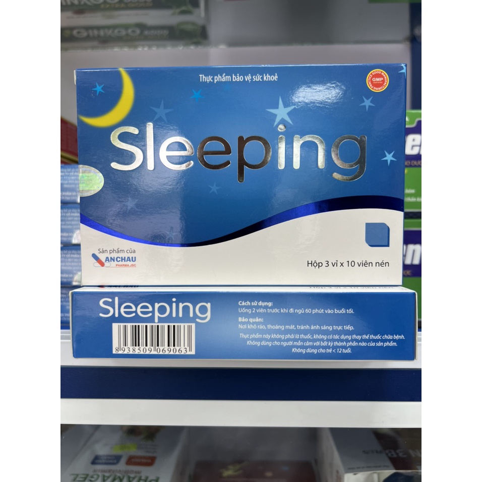 Viên Uống Sleeping Dưỡng Tâm An Thần, Nâng Cao Chất Lượng Giấc Ngủ Tăng Trí Nhớ