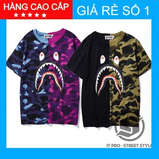 [Freeship Toàn Quốc]Áo Bape rằn ri ngắn tay Full Tag Túi, áo thun A Bathing Bape