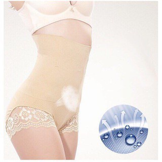 Quần Gen Nịt Bụng Chống Cuộn Viền Ren Cao Cấp