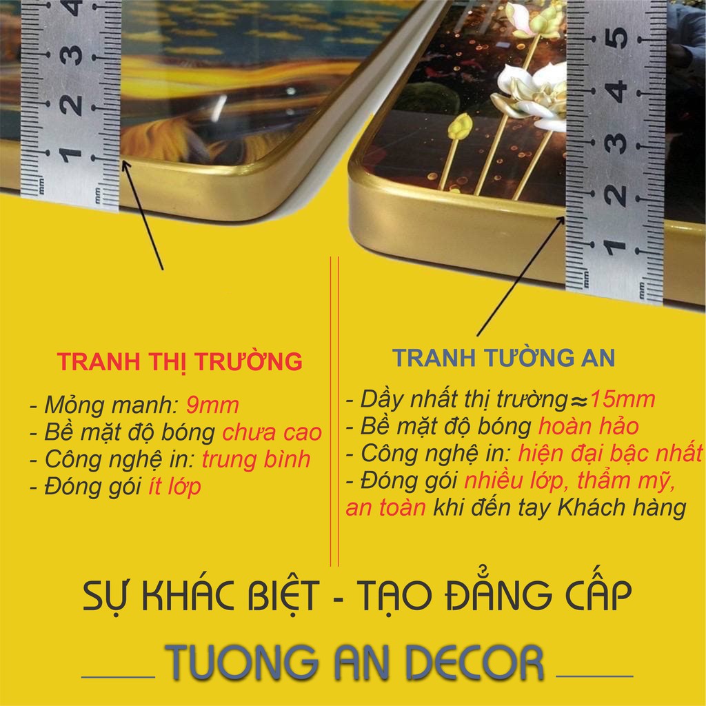 Tranh treo tường decor_Tranh tráng gương cao cấp Tuong An_ tranh trang trí phòng ngủ, phòng khách, cầu thang, phòng thờ