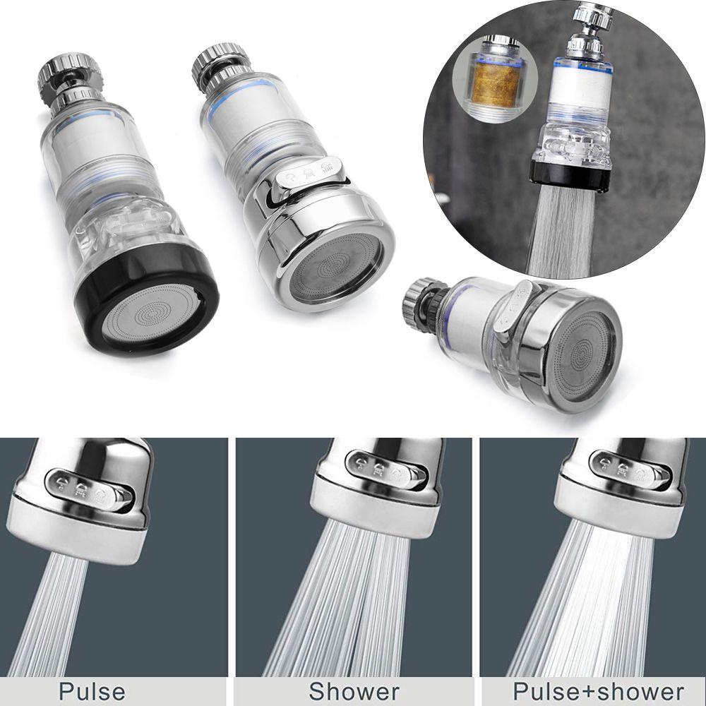 Muvako Đầu Lọc Nối Ống Xoay 360 Độ Chuyên Dụng° Đầu Vòi Máy Phát Điện 3 Chế Độ