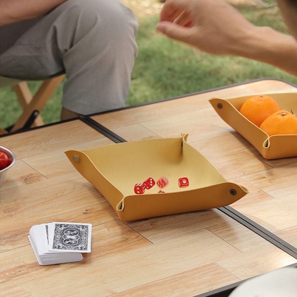 Khay Đựng Đồ Dạng Gập Bằng Kim Loại Chất Lượng Cao