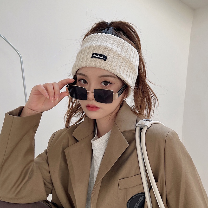 Băng đô thể thao dệt kim thời trang Hàn Quốc cá tính cho nữ