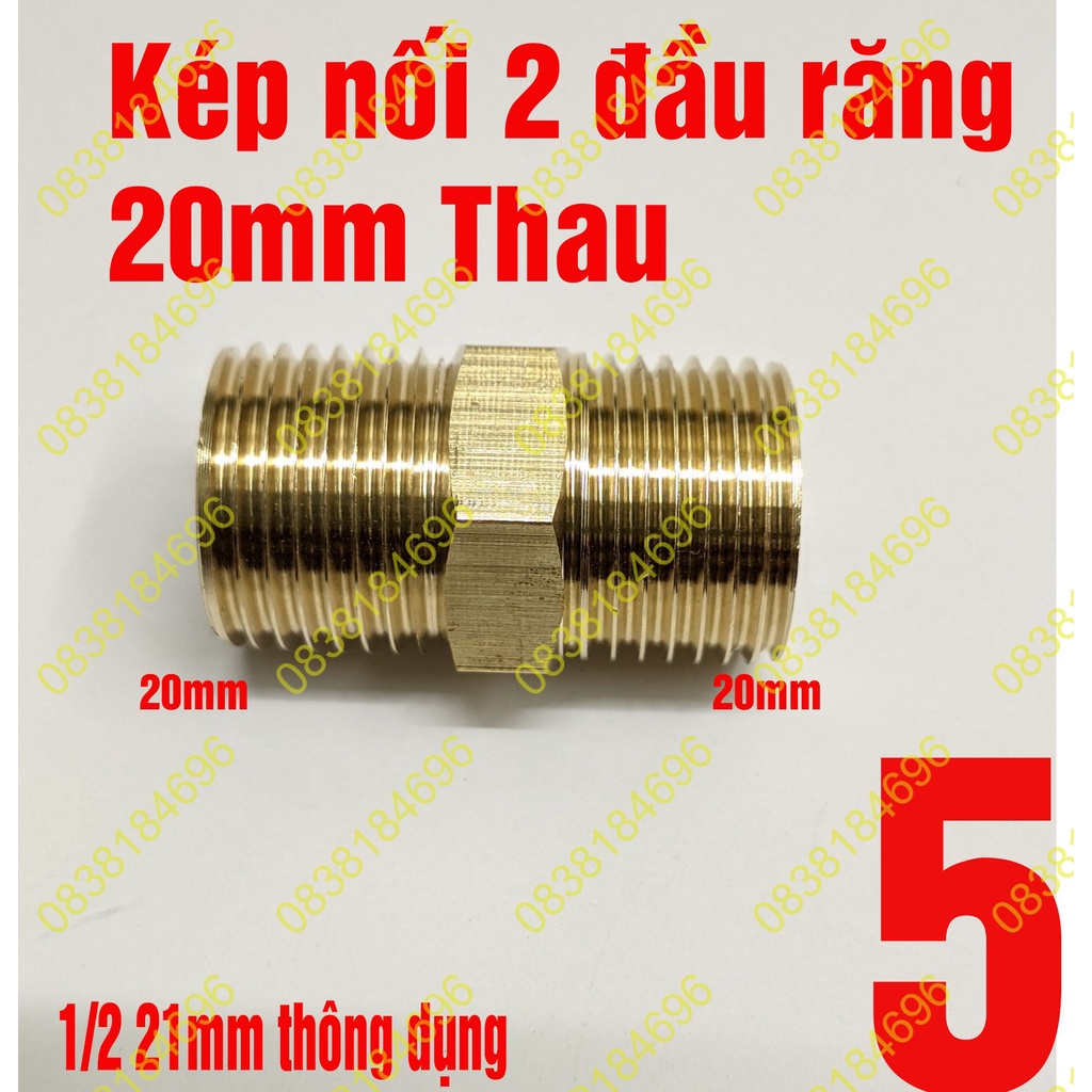 CÀ RÁ INOX,REN NGOÀI REN TRONG 27/21( kích thước thực hệ ren 20mm và 25mm ),măng xông inox NK02