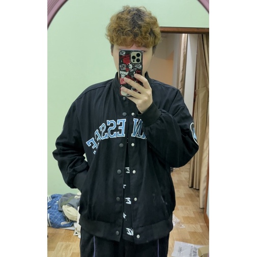 Áo khoác bomber varsity jacket nam nữ Tennessee phong cách Trung Quốc mới 2021