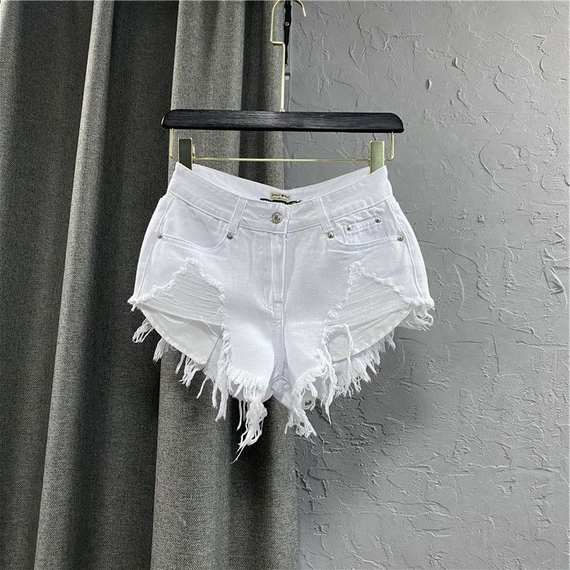 Quần Short Denim Rách Thời Trang Dành Cho Nữ