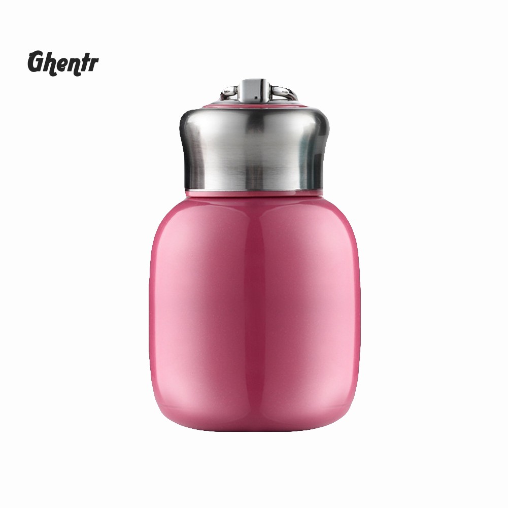 ♈Gh 200ML Fashion Mini Portable Children Stainless Steel Vacuum Mug Water Bottle Cup