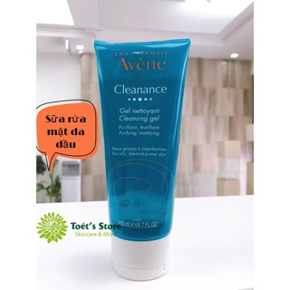 Sữa rửa mặt cho da dầu mụn Avène Cleanance Soapless Cleanser Gel 200ml