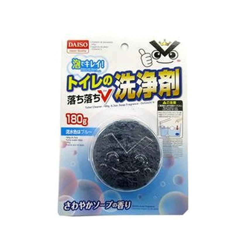 Daiso Viên Tẩy Rửa Toilet Ochiochi V Hương Xà Phòng 180g 6.3Oz No.10