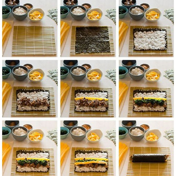 MÀNH TRE CUỘN SUSHI