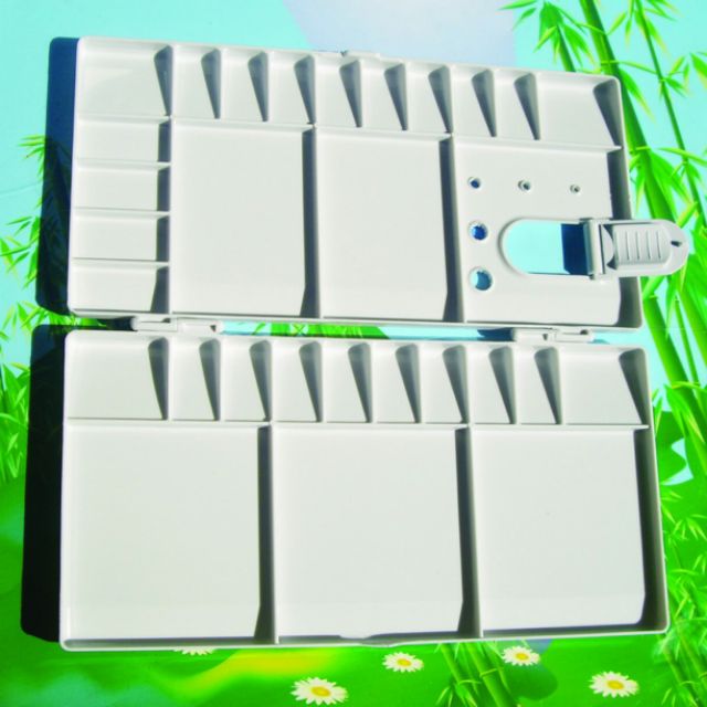 Vỉ Pha Màu Đôi, Pallet Pha Màu Đôi Nắp Gập Nhỏ, Lớn