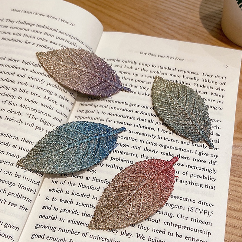 Kẹp Tóc Hình Chiếc Lá Xinh Xắn Phong Cách Hàn Quốc