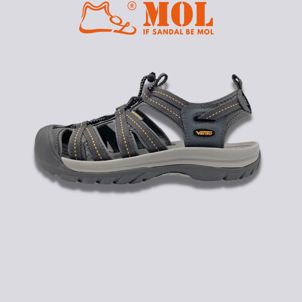 Sandal nam Vento bít mũi SD08003G màu xám