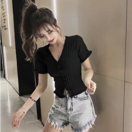 Áo len 4 cúc vải MS 13