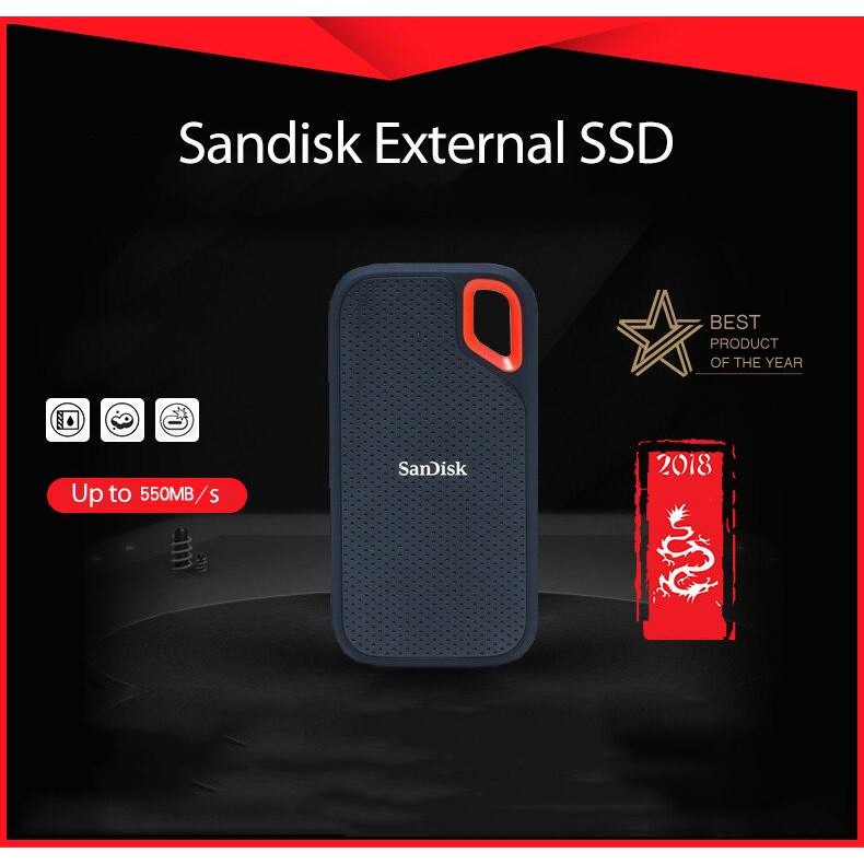  Ổ cứng di động SSD Sandisk Extreme Portable E60 USB 3.1 1TB 550MB/s (Đen) | BigBuy360 - bigbuy360.vn