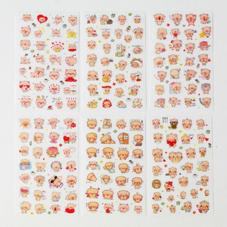 combo 100 set sticker pvc các mẫu