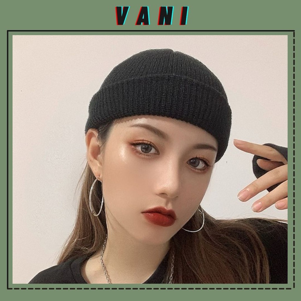 Mũ Nón Len Beanie Nam Nữ Trơn Dày Dặn Nhiều Màu Hot Trend - Vani Store