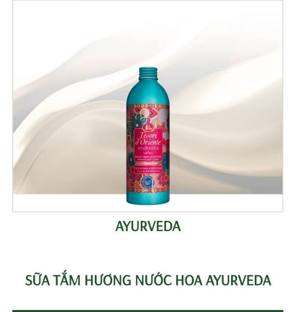 Sữa tắm nước hoa xích tesori d'Orienle chai nhôm kèm vòi 500ml đủ mùi | BigBuy360 - bigbuy360.vn