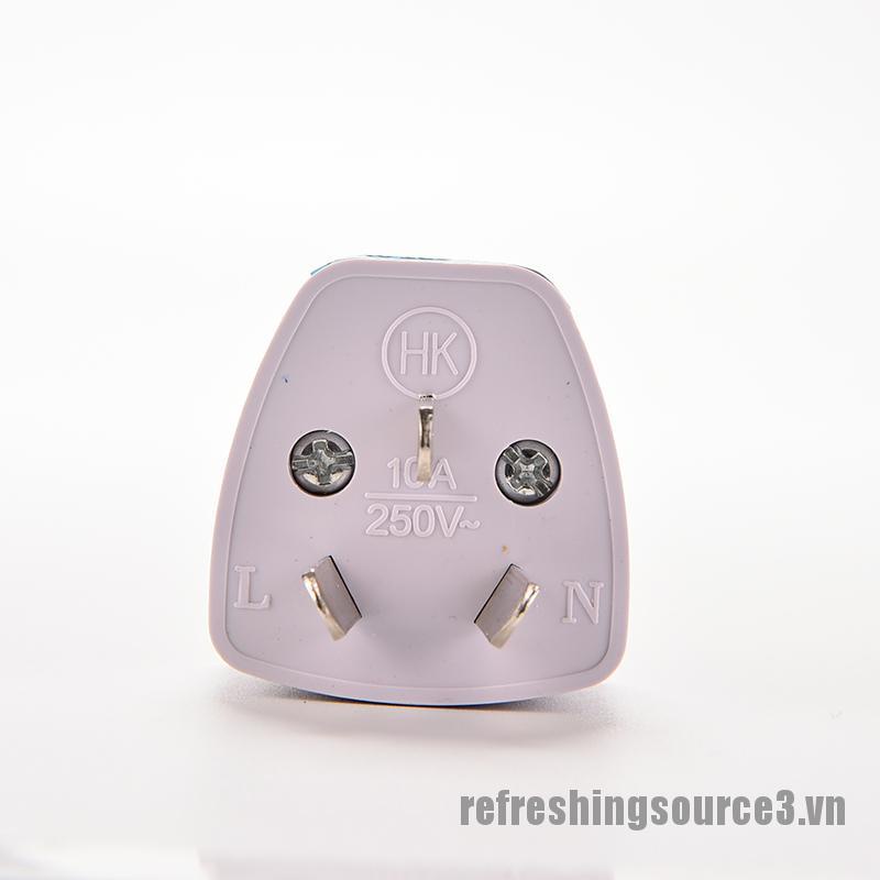 Đầu Chuyển Đổi 3 Pin Từ Us Eu Sang Au Australia Chất Lượng Cao