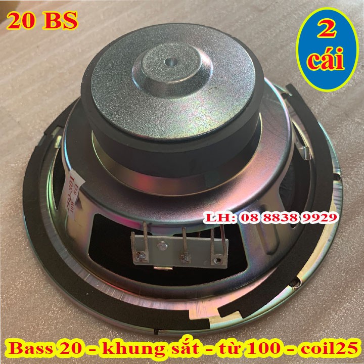 [Mã ELHACE giảm 4% đơn 300K] LOA BASS 20 BS TỪ 100 CAO CẤP-GIÁ 2 LOA