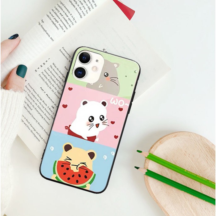 Ốp lưng kính in hình mèo thỏ cho iphone 14 13 pro max mini 11 12 pro max mini 6 s plus 7 8 plus X r s max