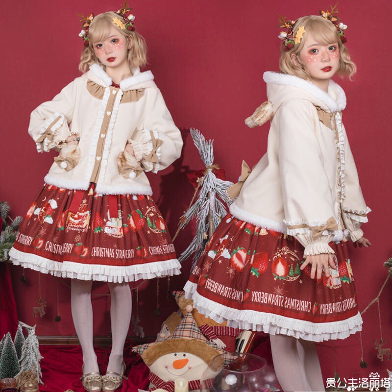 YAS0543-Áo khoác tuần lộc Lolita