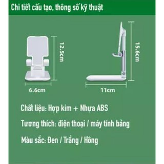 Giá Đặt Điện Thoại, Ipad Trên Bàn Cực Tiện Dụng, Chắc Chắn, Hình Thức Đep, Gấp Gọn Bỏ Túi Tiện Lợi