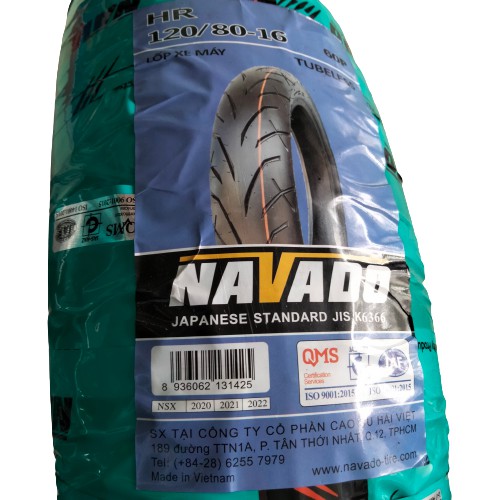 Vỏ HONDA SH 125/150, Shark thông số 100/80-16 50P và 120/80-16 giá tốt