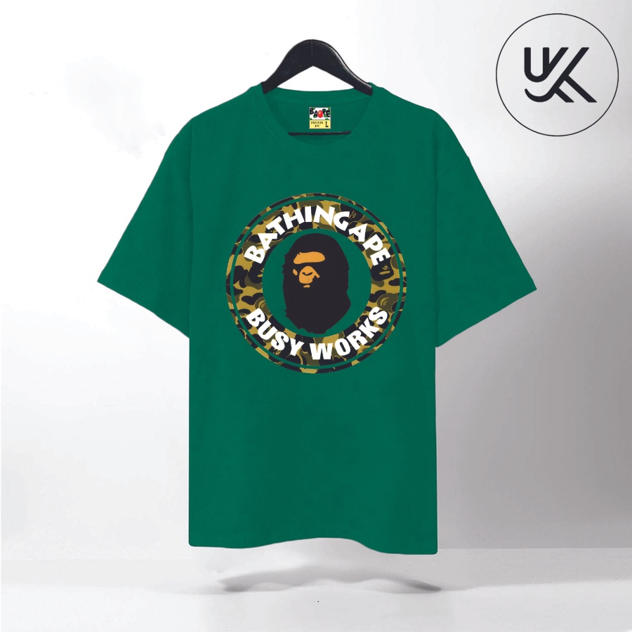 Áo Thun Tay Lỡ BAPE, áo phông Unisex Form rộng oversize, TEE A BATHING APE chất liệu Cotton. KKIMShop