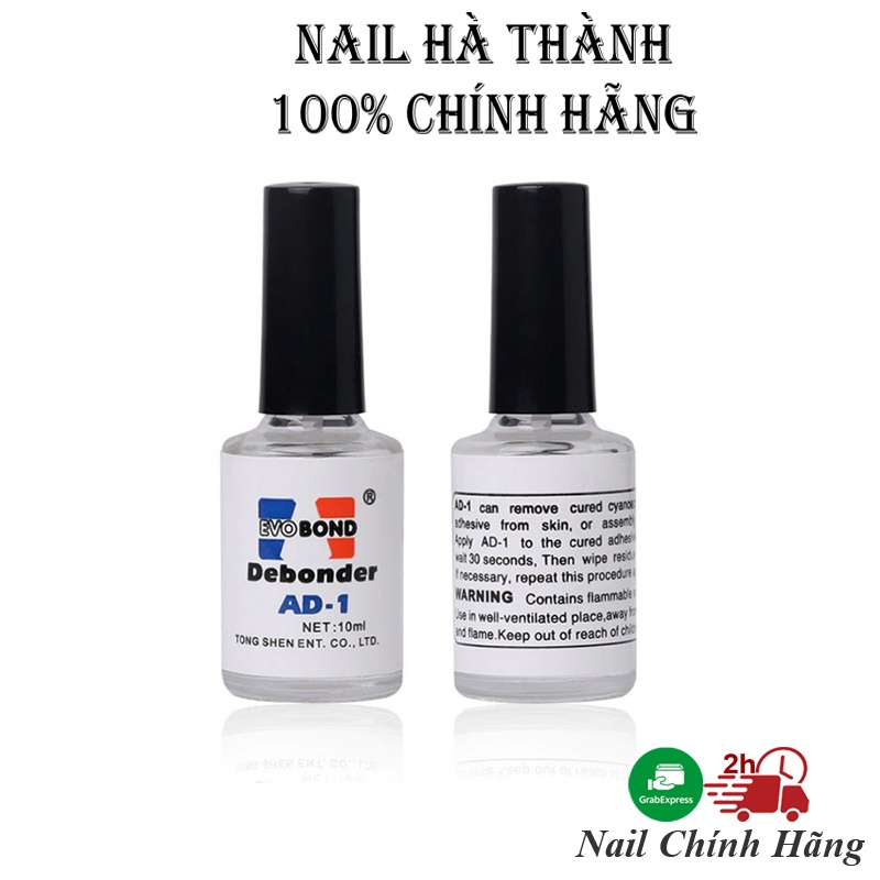 Nước sáng đá, chai sáng đá tháo đá nail Hà Thành Chính Hãng 10ml