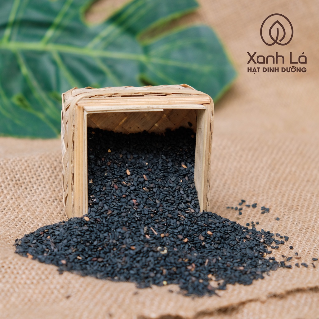 Vừng đen / Mè đen quê sạch, thuần chủng La'zen còn vỏ, hút chân không cẩn thận