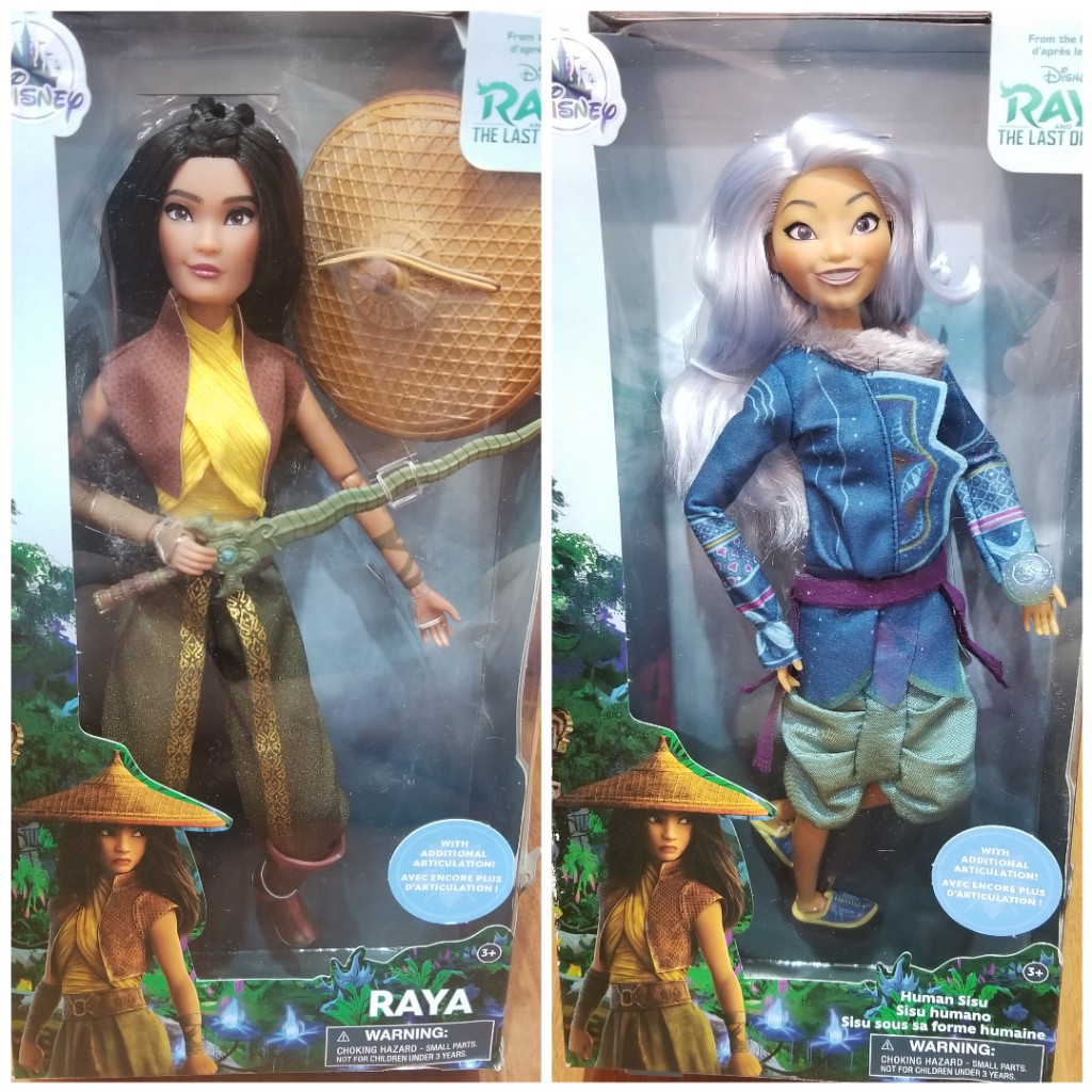 Búp bê Disney RAYA và SISU - Mỹ (Hàng thật mới 100%)