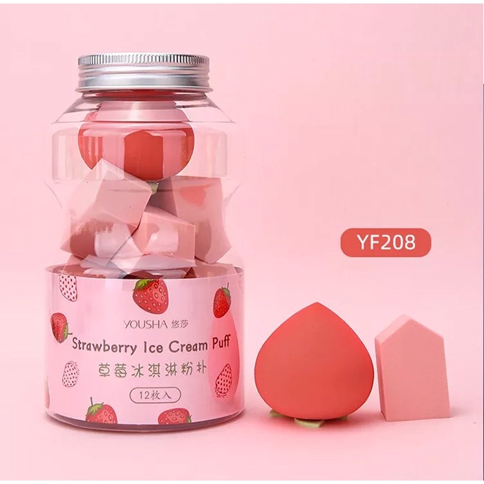 [NHẬP KHẨU CHÍNH HÃNG] Bông Mút Tán Kem Nền Nhiều Hình Dáng Có Hộp Đựng Yousha Makeup Puff Beauty