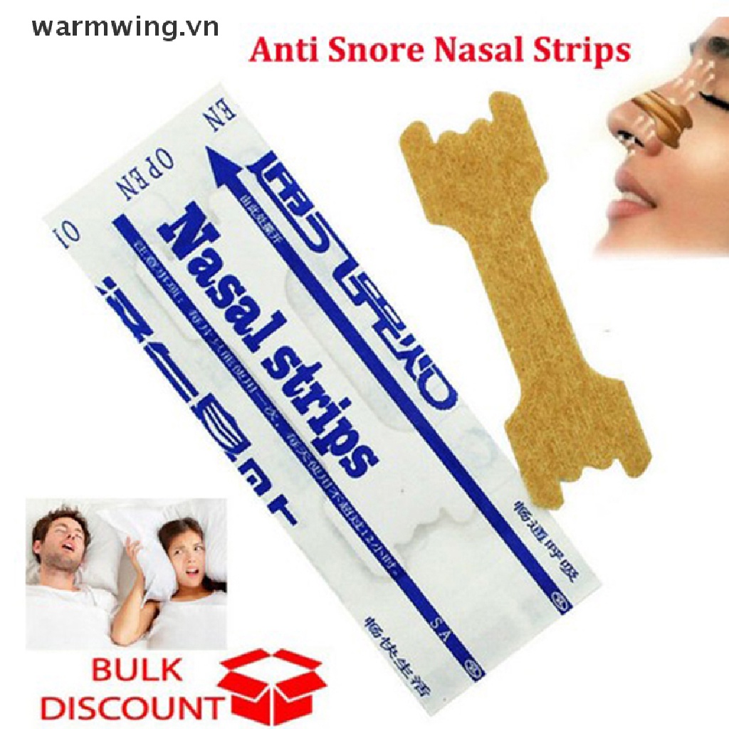 Bộ 50 Miếng Dán Mũi Chống Ngáy Khi Ngủ Tiện Dụng
