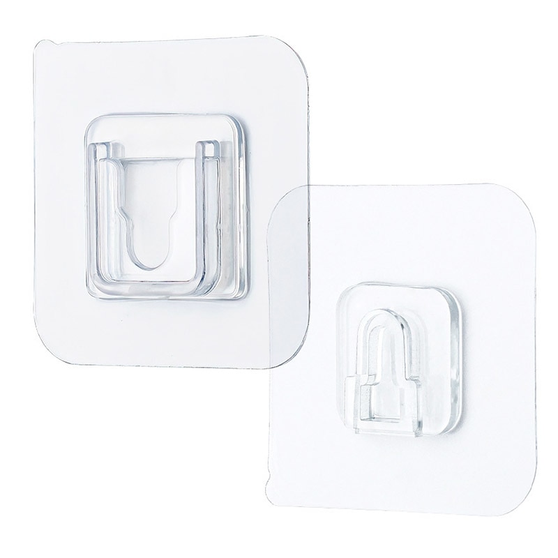 Móc treo đồ thiết kế cúp hít dính tường trong suốt kháng nước thích hợp sử dụng trong nhà