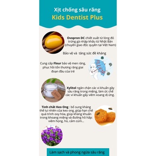 Xịt Chống Sâu Răng Hamiekia Nhật bản hương hoa quả cho bé 1Y+