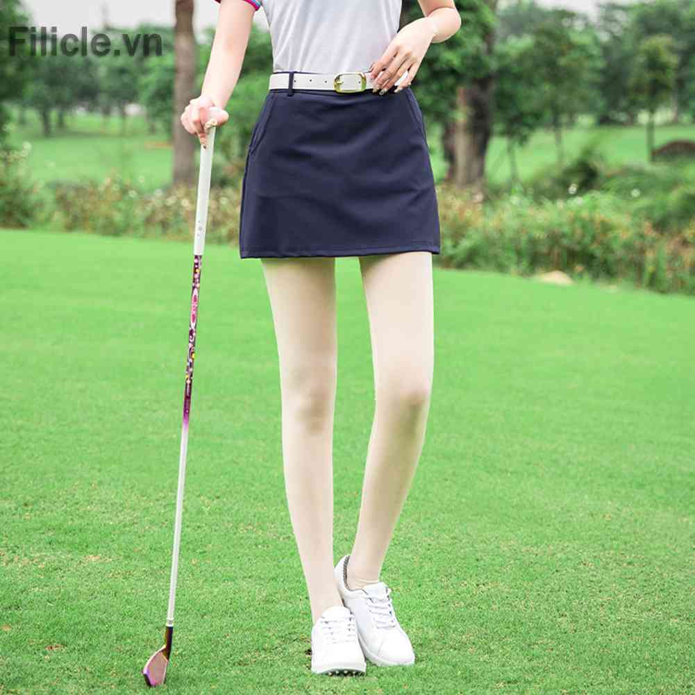 Quần Legging Chống Nắng Bằng Lụa Mát Co Giãn Thời Trang Chơi Golf Cho Nữ