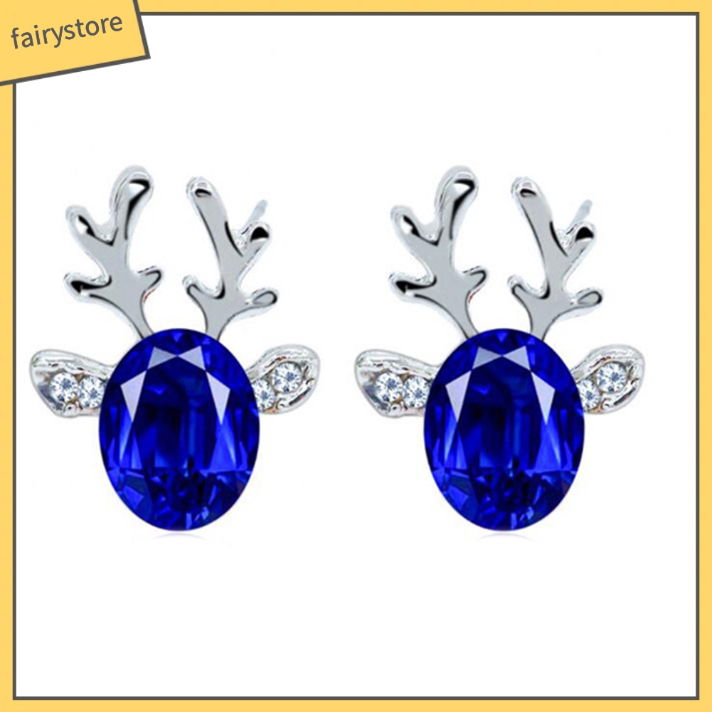 Hoa Tai Mặt Hình Gạc Hươu 3d Cho Nữ