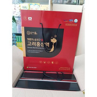 [HÀNG MỚI VỀ] Nước hồng sâm nguyên chất 6 năm tuổi Hàn Quốc, Hộp 30 gói