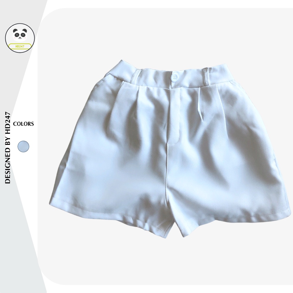 quần short nữ lưng chun dễ mặc chất liệu thun tuyết mưa thời trang 0090