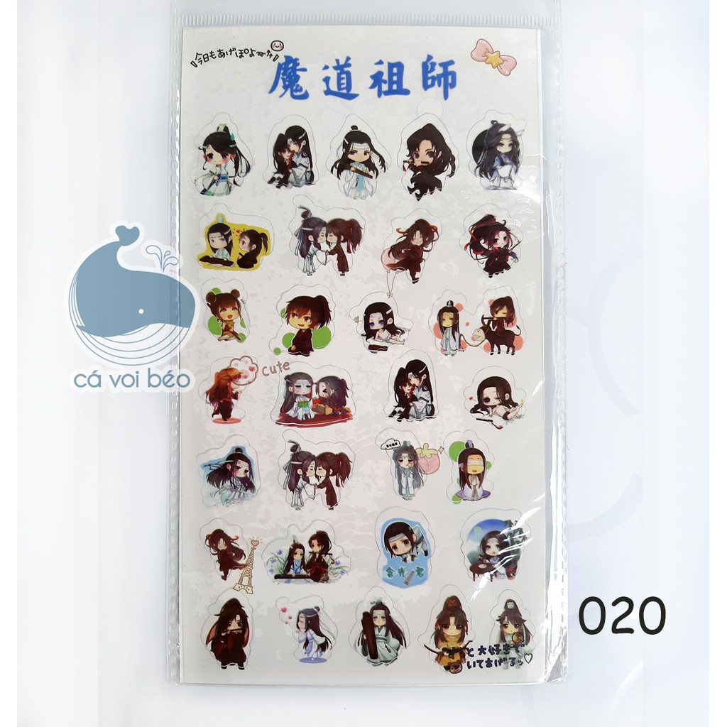 Sticker My Hero Academia Boku no Hero Academia Học viện siêu anh hùng miếng dán trong suốt manga anime sticker manga ani