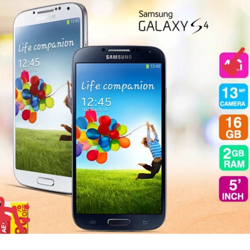 Điện thoại Samsung Galaxy S4 Ram 2/16GB chính hãng nhập khẩu,Fb, Zalo,Titok, điện thoại giá rẻ... tặng pin mới 100%