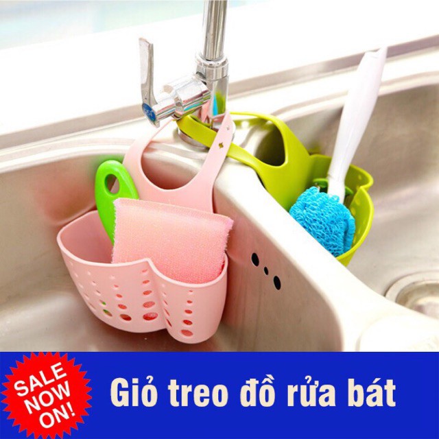 Rổ giỏ treo mini bếp bồn rửa nhà tắm đa năng