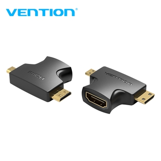 Bộ Đầu Chuyển Đổi VENTION Mini HDMI+Micro Sang Cổng HDMI 4K@30HZ/1080P@60HZ Cho TV/ Máy Chiếu