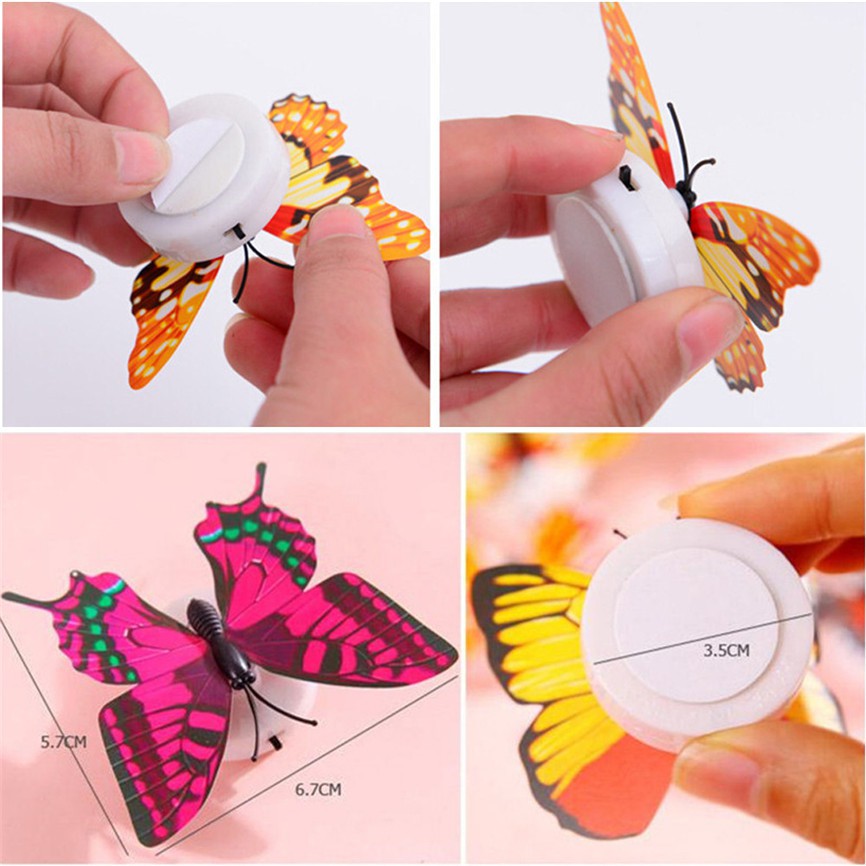 Đèn LED hình bướm đế hít dành cho trang trí giáng sinh