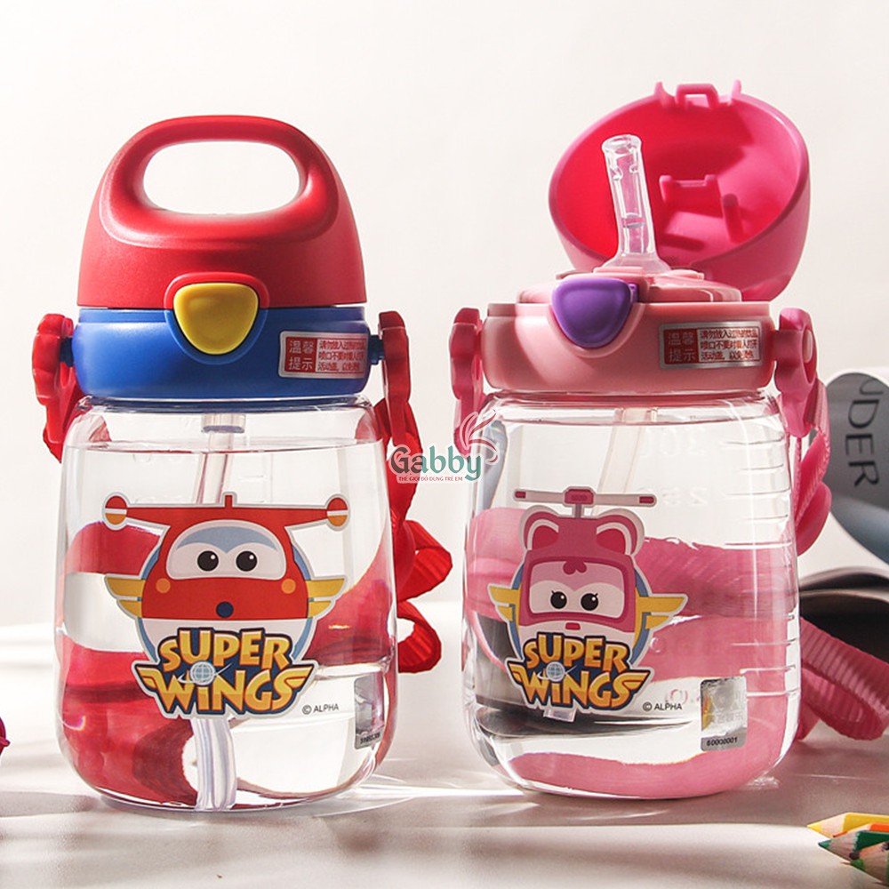BÌNH NƯỚC 350ML (Hình Captain/ Spiderman/ Mickey/ Minnie/ Sofia/ Super Wings) | BigBuy360 - bigbuy360.vn