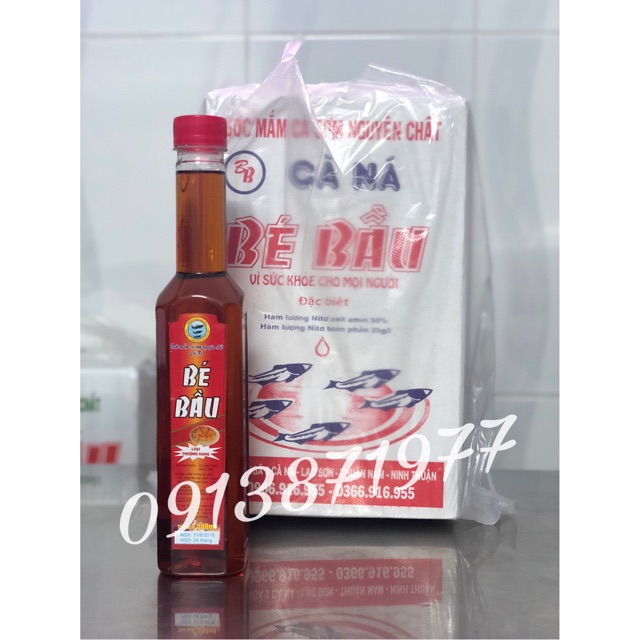 Thùng nước mắm Bé Bầu, loại thượng hạng, chai 500ml
